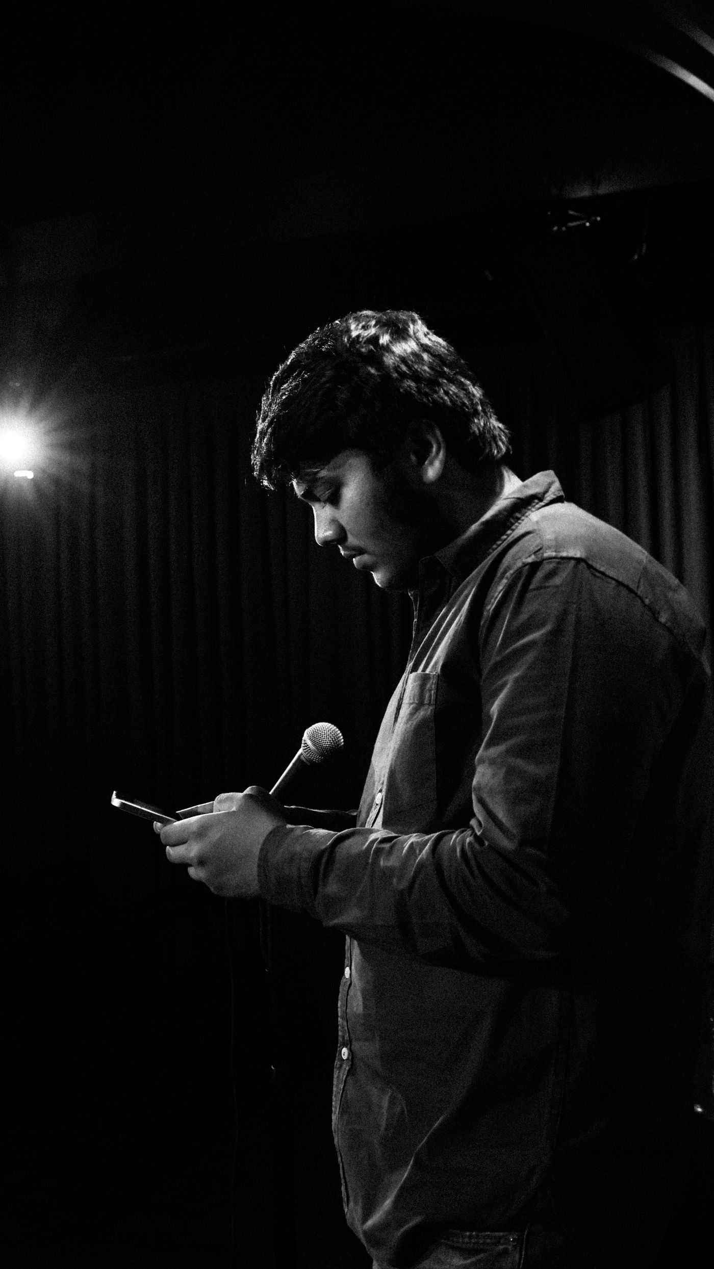 Comedy on stage — illustrative stock photography